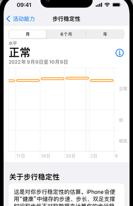 昭苏iPhone手机维修如何在iPhone开启'步行稳定性通知'