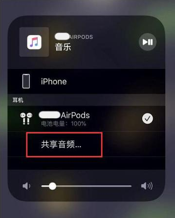 昭苏苹果14音频维修点分享iPhone14音频共享设置方法 